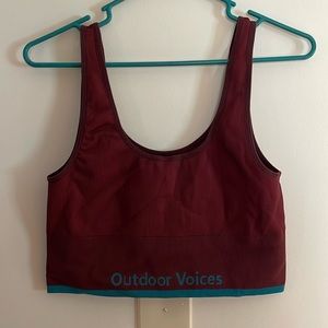 Outdoor Voice sports bra